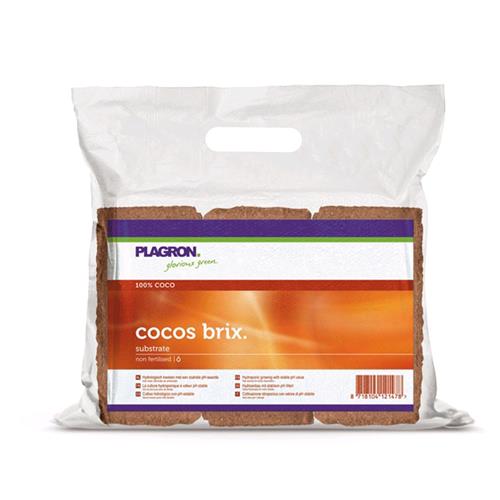 PLAGRON - COCO BRIX BRICKS BLOCKS - 6 MATTONI 7 LITRI IN FIBRA DI COCCO PRESSATA