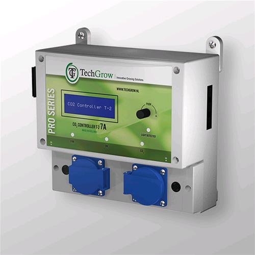 TECHGROW - T-2 PRO CO2 CONTROLLER 7A - (SENSORE NON INCLUSO)