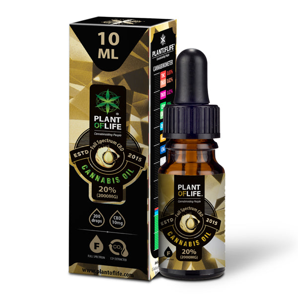 OLIO DI CBD PIANTA DELLA VITA 20% - 10ml - 2000mg
