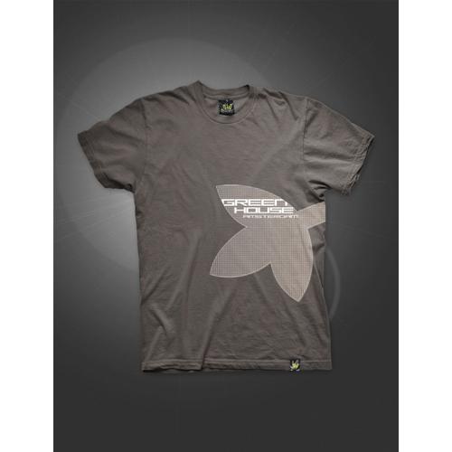 - NEW - GREEN HOUSE MAGLIETTA BIG LEAF UOMO MARRONE/GRIGIO [L] (ATS021)