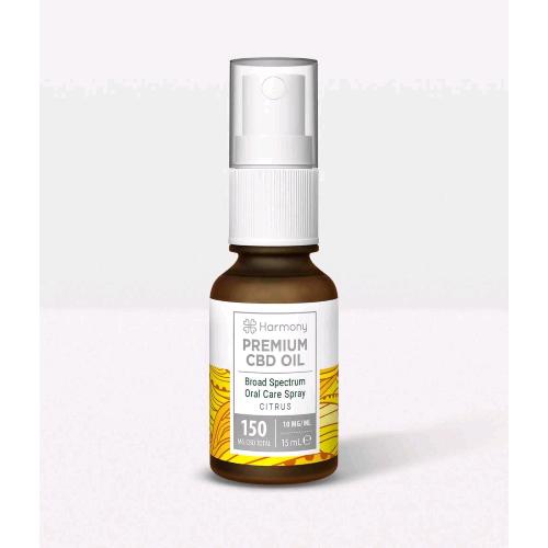 HARMONY - OLIO SPRAY CBD 15ML - AGRUMI - 150MG - REGISTRATO COMESTICO