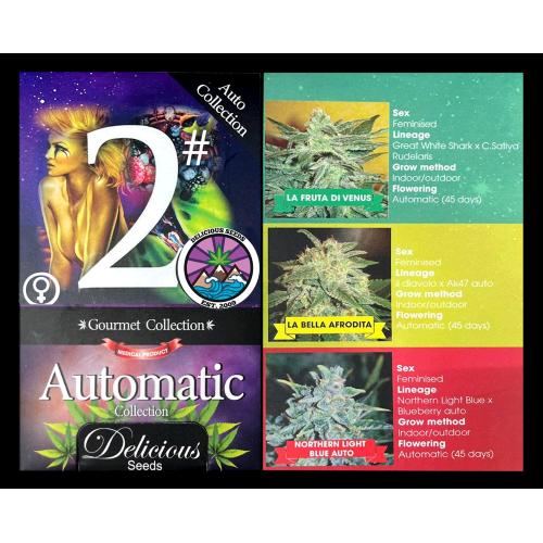 DELICIOUS SEEDS - AUTOMATIC # 2 - AUTO COLLECTION - 9 SEMI