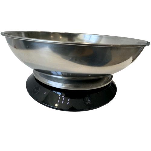 QNUBU - BILANCIA DIGITALE CON CIOTOLA - EQUAL BOWL - (1G A 5000G - 0ML A 5000ML)