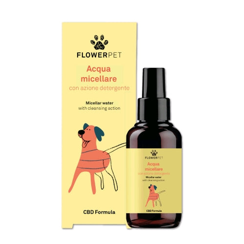 FLOWER FARM - ACQUA MICELLARE AL CBD CON AZIONE DETERGENTE - 100 ML