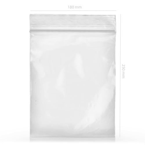 QNUBU - ZIP BAGS - 180X250MM ( BOX 1000 UN )
