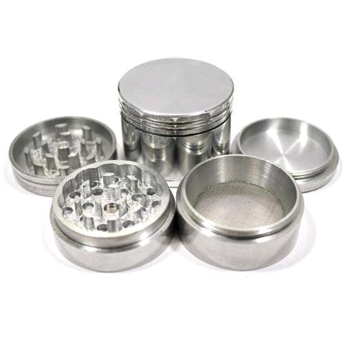 GRINDER ARGENTO LUCIDO Ø 40 MM / 4 PARTI