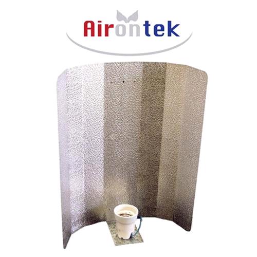 AIRONTEK - RIFLETTORE MINI STUCO PER BULBI HPS IN ALLUMINIO MARTELLATO - 38X38