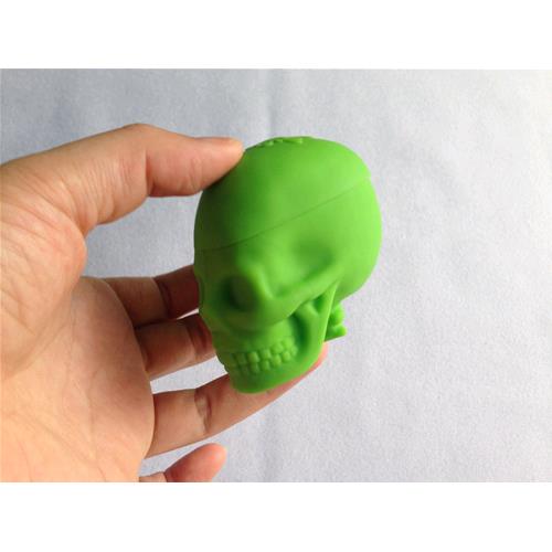 NOGOO - CONTENITORE IN SILICONE OLEOREPELLENTE A FORMA DI TESCHIO