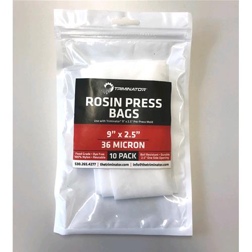 TRIMINATOR - 10 SACCHETTI PER PRESSA IN NYLON PER ESTRAZIONE - L 36U - 9"X2,5"