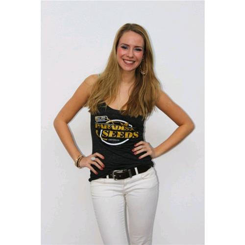 - NEW - PARADISE SEEDS - MAGLIETTA DONNA SENZA MANICHE NERO [S]