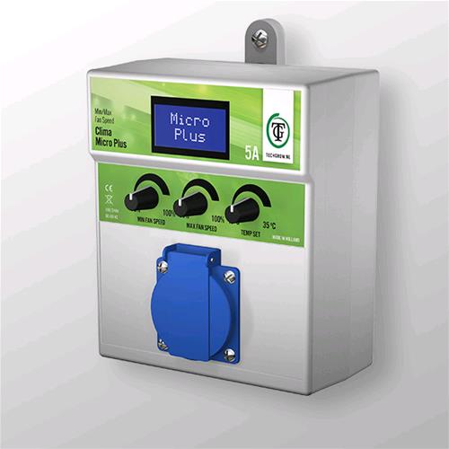 TECHGROW - CLIMA MICRO PLUS 5A (MIN-MAX SPEED) - (SENSORE NON INCLUSO)