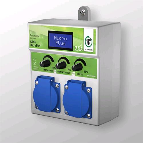 TECHGROW - CLIMA MICRO PLUS 2X2,5A (PRESSIONE NEGATIVA) - (SENSORE NON INCLUSO)