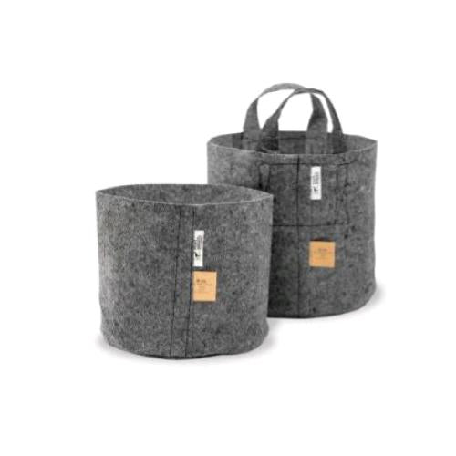 ROOT POUCH - VASO IN TESSUTO CON MANICI GREY - 56L