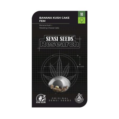 SENSI SEEDS - BANANA KUSH CAKE FEMMINIZZATA - RESEARCH - 10 SEMI