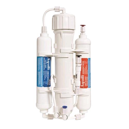 NUOVO IMPIANTO OSMOSI INVERSA CLASSIC CON MEMBRANA HQ+ DA 75 GLD + VALVOLA DI LAVAGGIO  - 12 LT/H