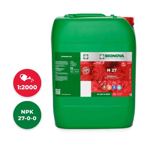 BIONOVA - N 27 - AZOTO 27% - 20L
