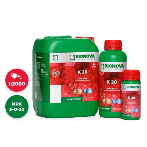 SU ORDINAZIONE BIONOVA - K 20 - POTASSIO 20% - 200L