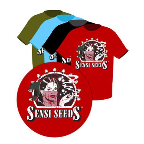 SENSI SEEDS - MAGLIETTA VINTAGE AZZURRA [S]