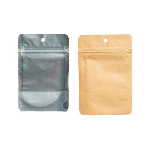 QNUBU - ZIP BAGS - BUSTA DOYPACK KRAFT 10x16,5cm - 50PZ 7GR
