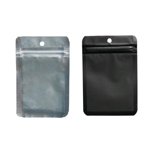 QNUBU - ZIP BAGS - BUSTA DOYPACK NERO - 50PZ 7GR
