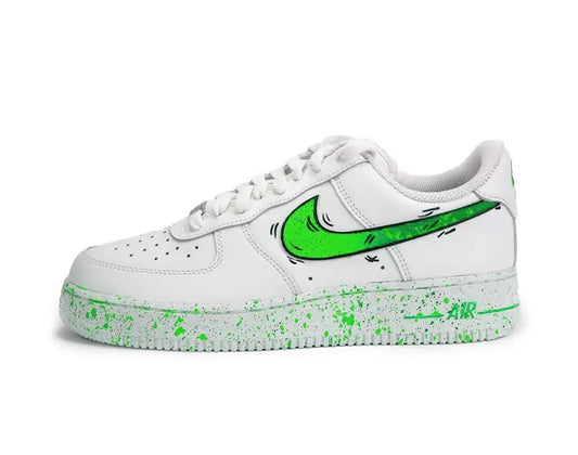 Nike Air Force 1 Low Comics Sketches Green